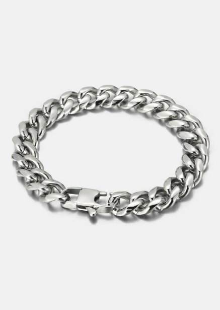Pulsera Iron Valor - Chapada en plata