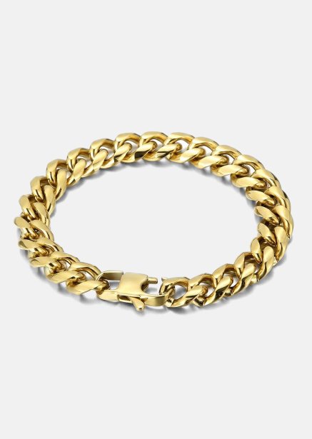 Pulsera Titan Link - 18k Chapada en oro