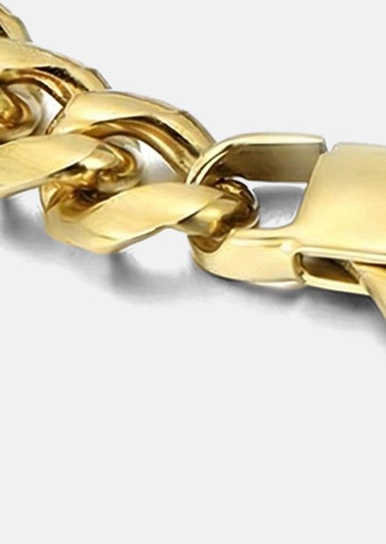 Pulsera Titan Link - 18k Chapada en oro