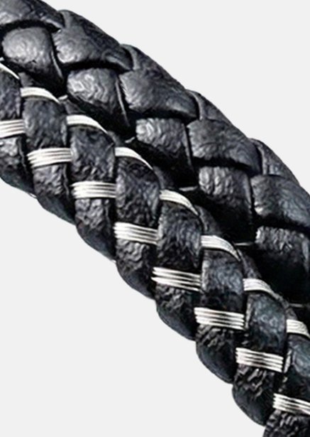Pulsera de cuero Shadow Weave
