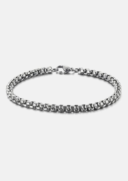 Pulsera Steel Valor - Chapada en plata