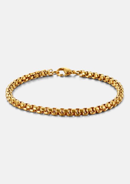 Pulsera Valor Chain - 18k Chapada en oro