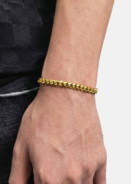 Pulsera Maverick Edge - 18k Chapada en oro