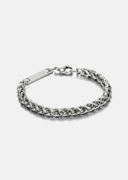 Pulsera Zephan Arc - Chapada en plata