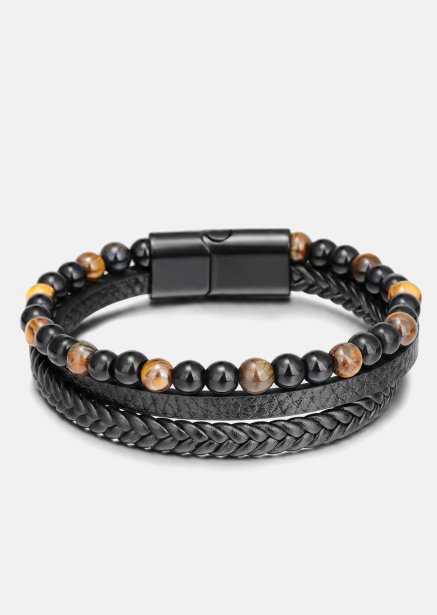 Pulsera de cuero Cinder Guard
