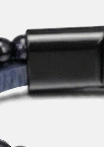 Pulsera de cuero Cobalt Stride