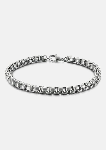 Pulsera Titanic Bond - Chapada en plata