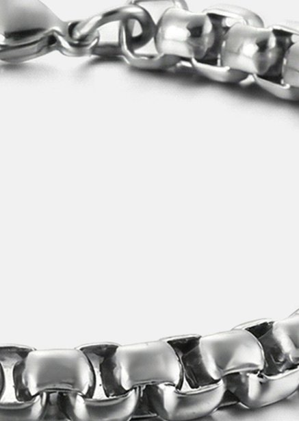 Pulsera Titanic Bond - Chapada en plata