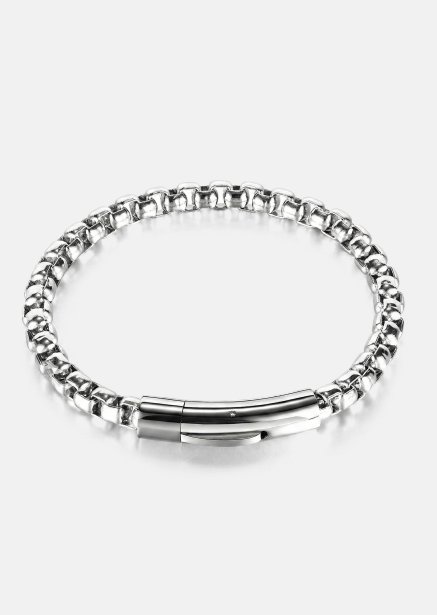 Pulsera Eldrin Loom - Chapada en plata