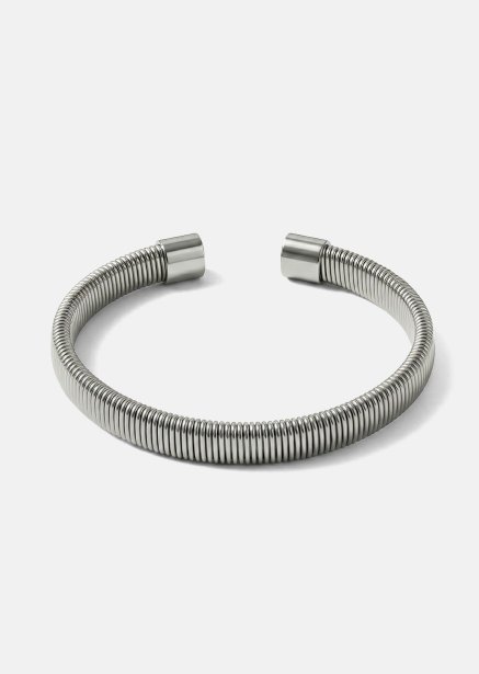Pulsera Titanic Echo - Chapada en plata