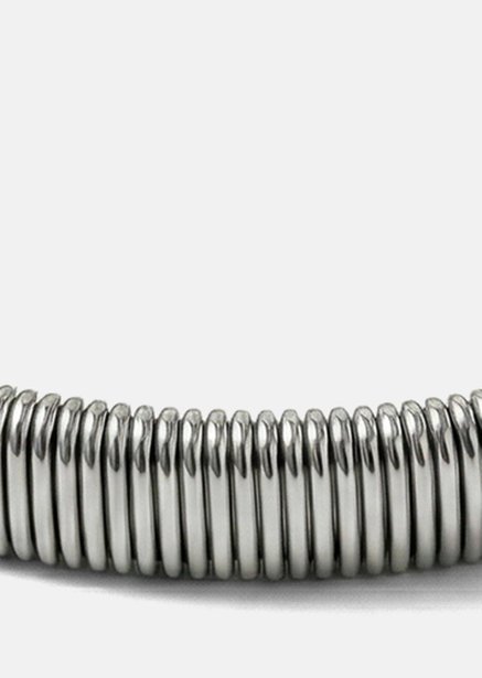 Pulsera Titanic Echo - Chapada en plata