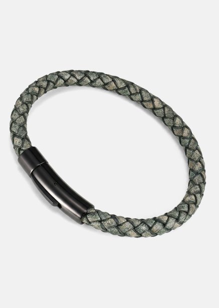 Pulsera de cuero Talon Weave