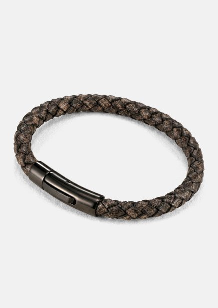 Pulsera de cuero Vanguard Weave