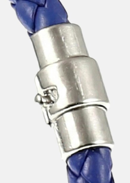 Pulsera de cuero Azure Forge