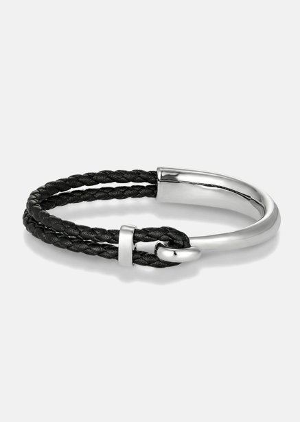 Pulsera de cuero Gravitas Link