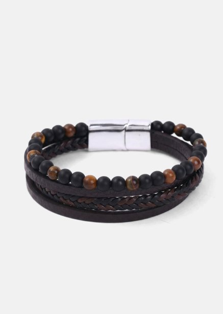 Pulsera de cuero Titan Crest