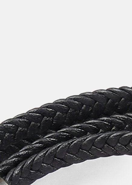 Pulsera de cuero Raven Crest