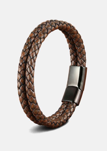 Pulsera de cuero Titan Tangle