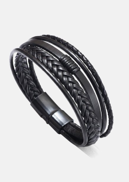 Pulsera de cuero Titan Stride