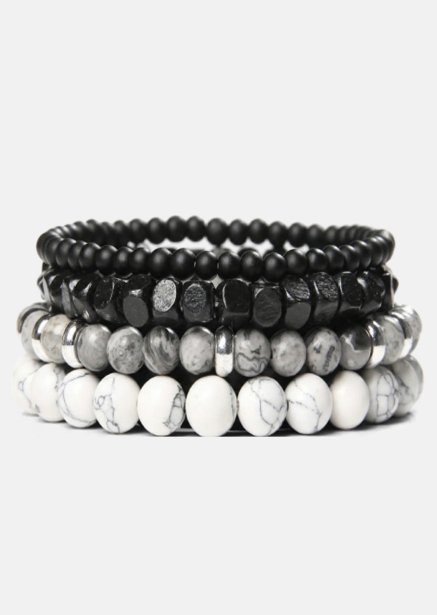 Pulsera de cuentas Obsidian Nexus