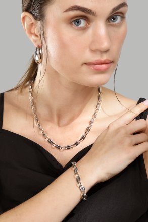 Collar Bold Link – Chapado en plata