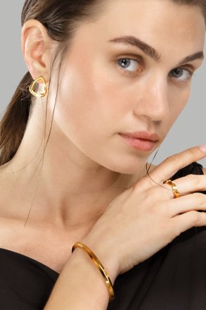Anillo Flow - 18k Chapado en oro