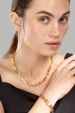 Collar Link Luxe – 18k Chapado en oro