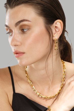 Pendientes Link Luxe – 18k Chapados en oro