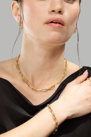 Pulsera Link Luxe - 18k Chapada en oro