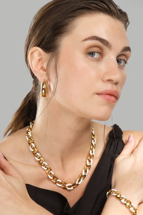 Pulsera Luna Luxe - 18k Chapada en oro