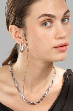 Pendientes Bold Curve – Chapados en plata