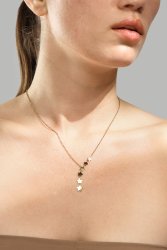 Collar Stjärnfall - 18k Chapado en oro