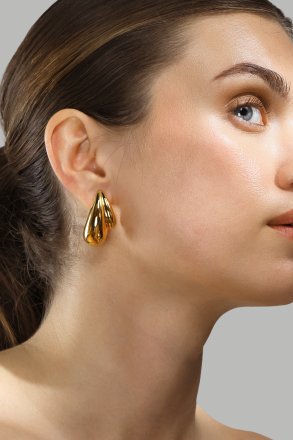Pendientes Gilded Drop – 18k Chapados en oro