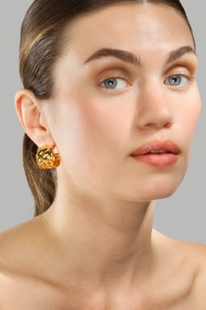 Pendiente Luna - 18k Chapado en oro