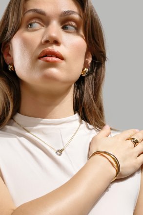 Collar Orbit – Chapado en plata