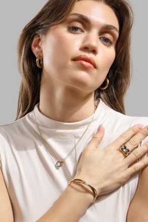 Collar Orbit – Chapado en plata