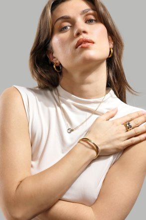 Collar Orbit – Chapado en plata