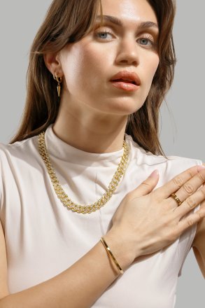 Pendiente Spike – 18k Chapado en oro