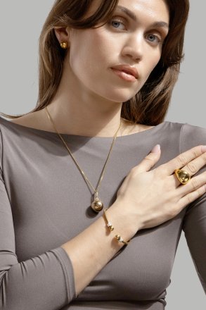 Anillo Eterna - Chapado en oro de 18k