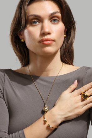 Anillo Eterna - Chapado en oro de 18k