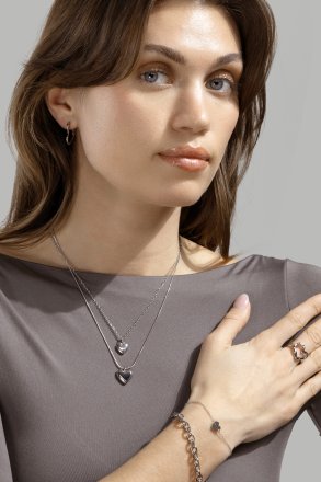 Anillo Heartbeat - Chapado en plata
