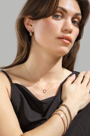 Pulsera Brillara - 18k Chapada en oro