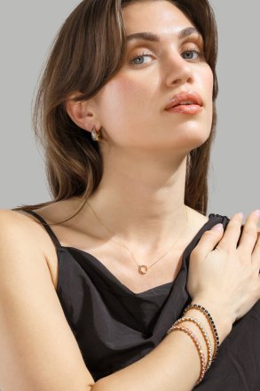 Pulsera Brillara - 18k Chapada en oro
