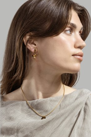 Pulsera Link Statement - 18k Chapada en oro