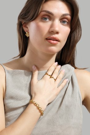 Florabella Pendientes - 18k Chapados en oro