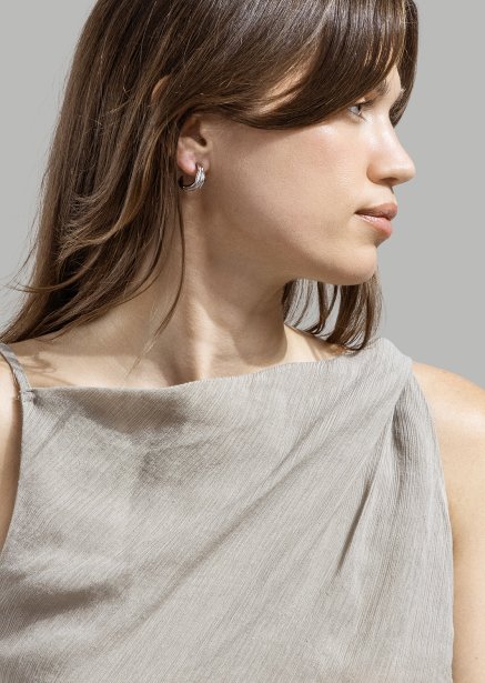 Anillo Twist Whisper - Chapado en plata