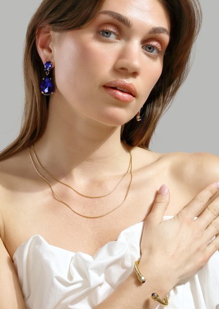 Collar Duo - 18k Chapado en oro