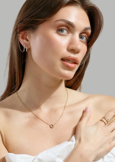 Anillo Glowfly - 18k Chapado en oro