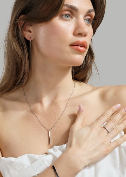 Anillo Modern Grace - Chapado en plata
