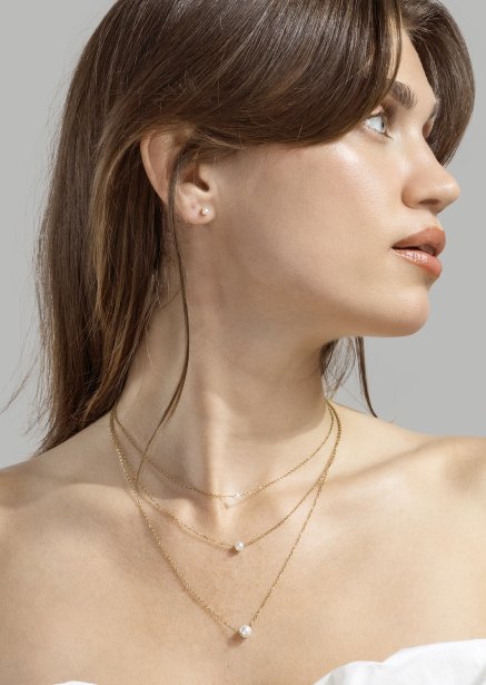 Lumine Pendientes – 18k Chapados en oro